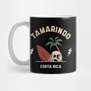 Vintage Surfing Tamarindo, Costa Rica Mug